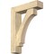 Ekena Millwork Imperial Block Rough Sawn Bracket w/ Offset Brace, Douglas Fir, 6"W x 22"D x 30"H BKT0604X22X30IMP05RDF - alternate 1